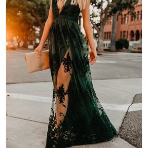 vici antonia maxi dress